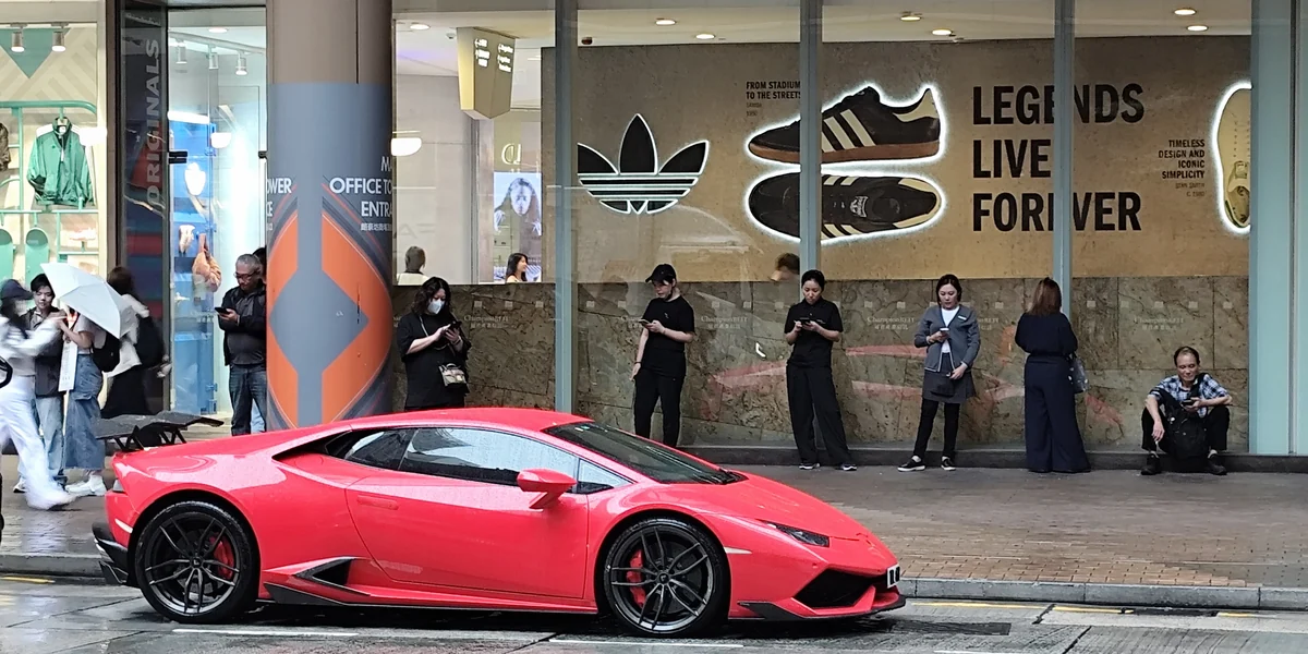 Nike sports store street frontage near Langham Place, Mong Kok